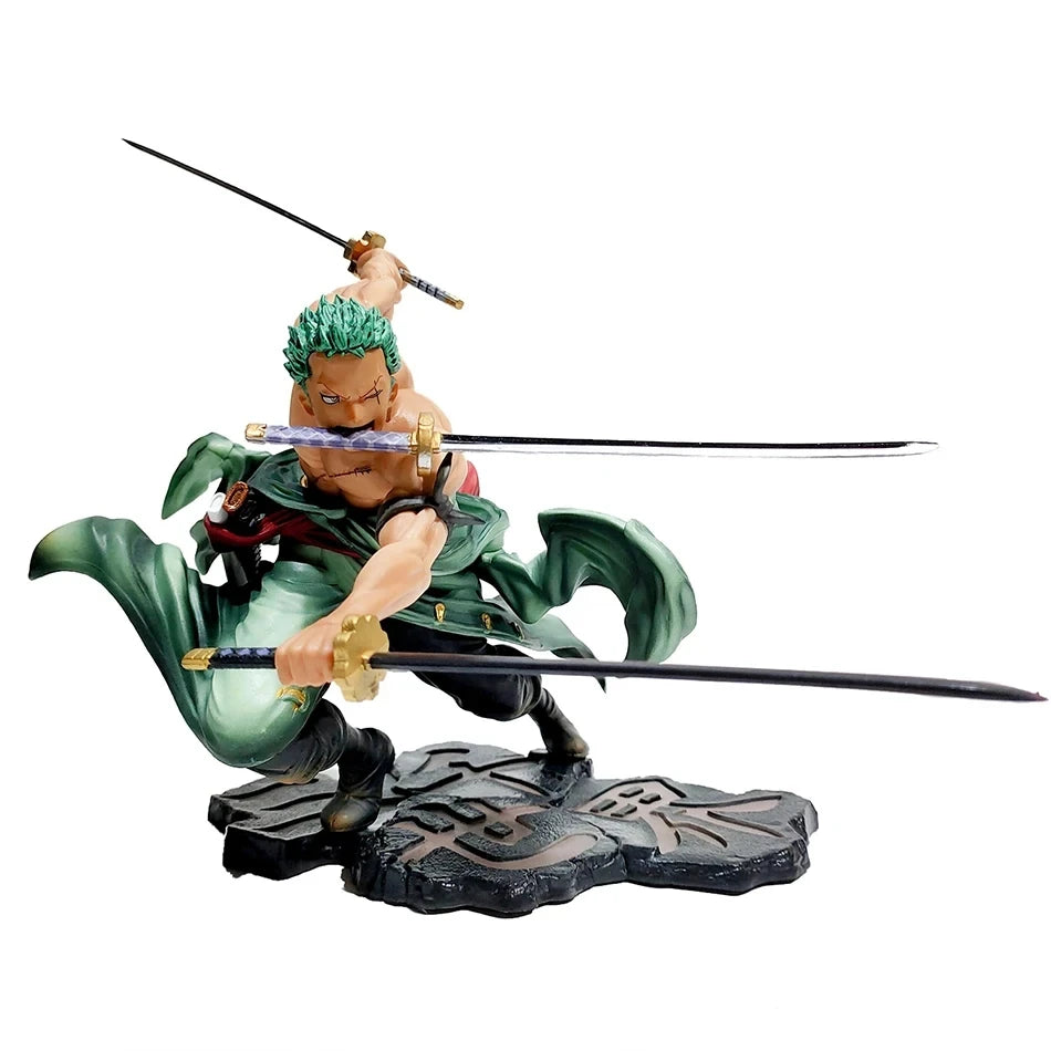 Figurine Roronoa Zoro Three-blade - 10cm