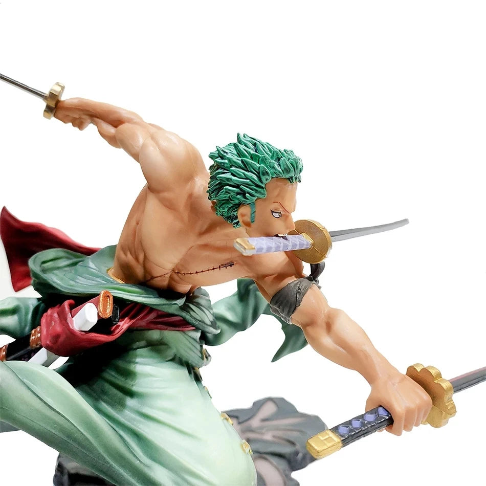 Figurine Roronoa Zoro Three-blade - 10cm