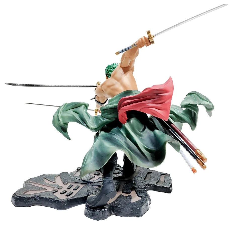Figurine Roronoa Zoro Three-blade - 10cm