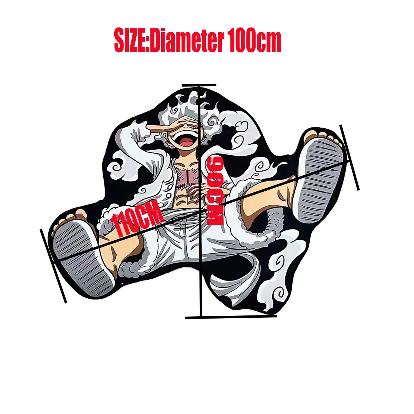 Tapis de sol Luffy gear 5