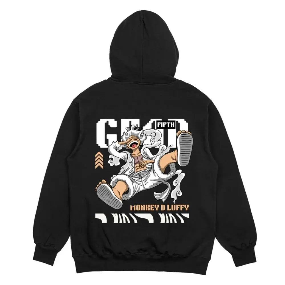 Sweat à capuche Luffy Nika