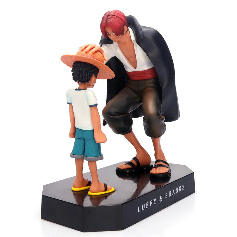 Luffy kid et Shanks chapeau de paille