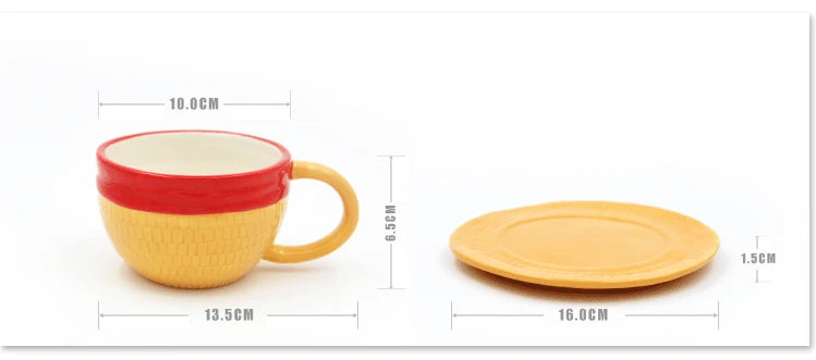 MUG one piece les 3 frères : Ace / Luffy / Sabo
