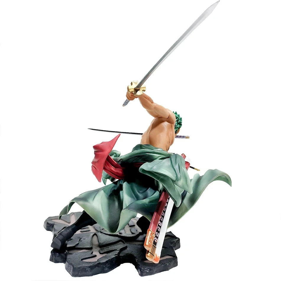 Figurine Roronoa Zoro Three-blade - 10cm